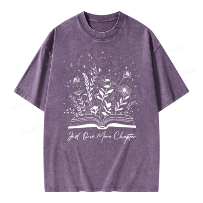 Pagewing Gift For Book Lover, Reading Shirt Unisex Washed T-shirt