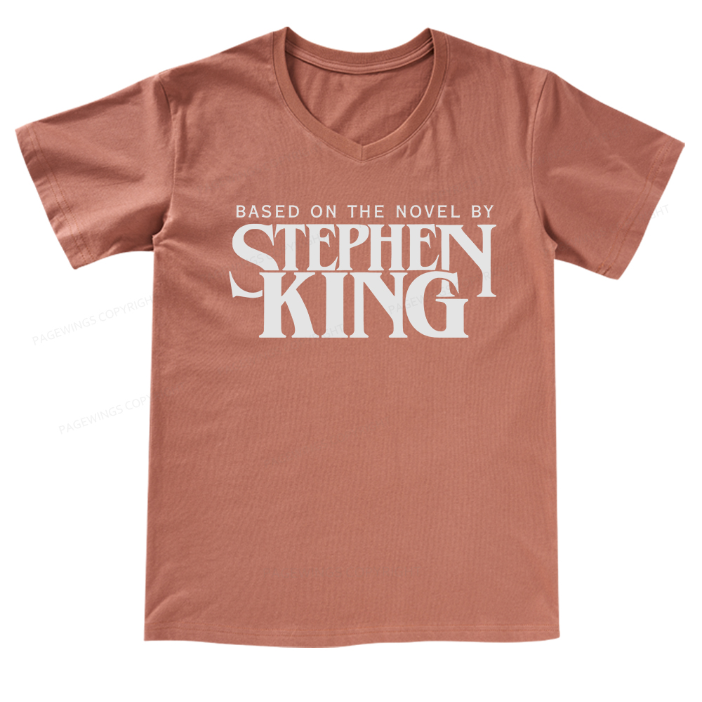 Pagewings Based On A Novel By Stephen King V-neck T-shirt