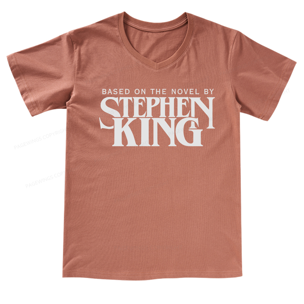 Pagewings Based On A Novel By Stephen King V-neck T-shirt