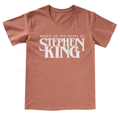 Pagewings Based On A Novel By Stephen King V-neck T-shirt