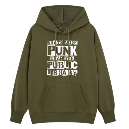 Pagewings What‘s More Punk Than the Public Library Unisex Classic Hoodie