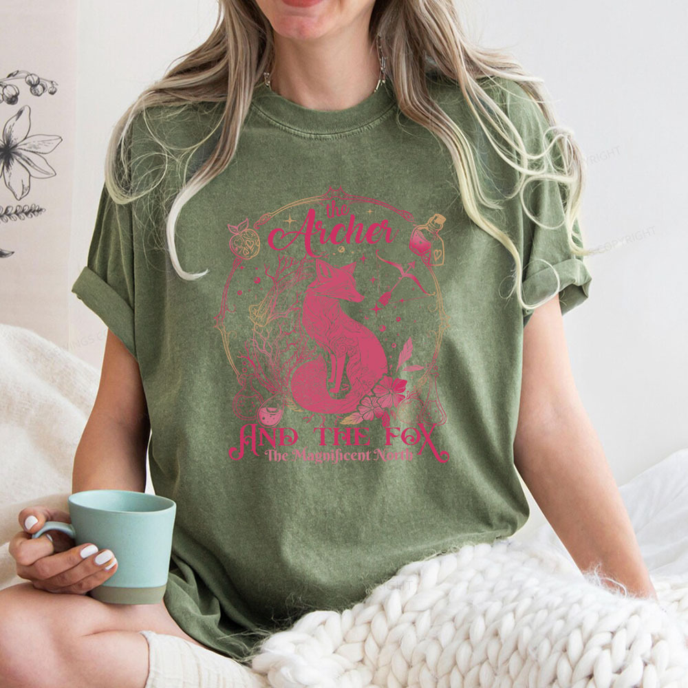 Pagewings The Magnificent North Unisex Washed T-shirt