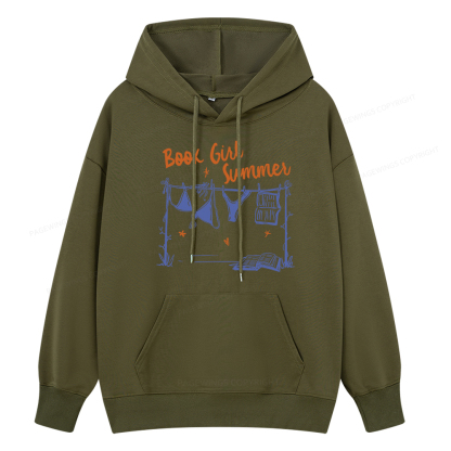 Pagewings Book Girl Summer Bookish Unisex Classic Hoodie