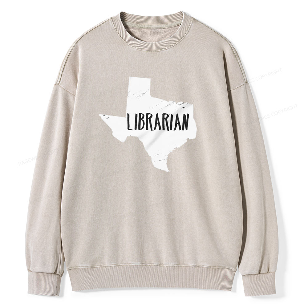 Pagewings Thanku Next Chapter Unisex Washed Sweatshirt