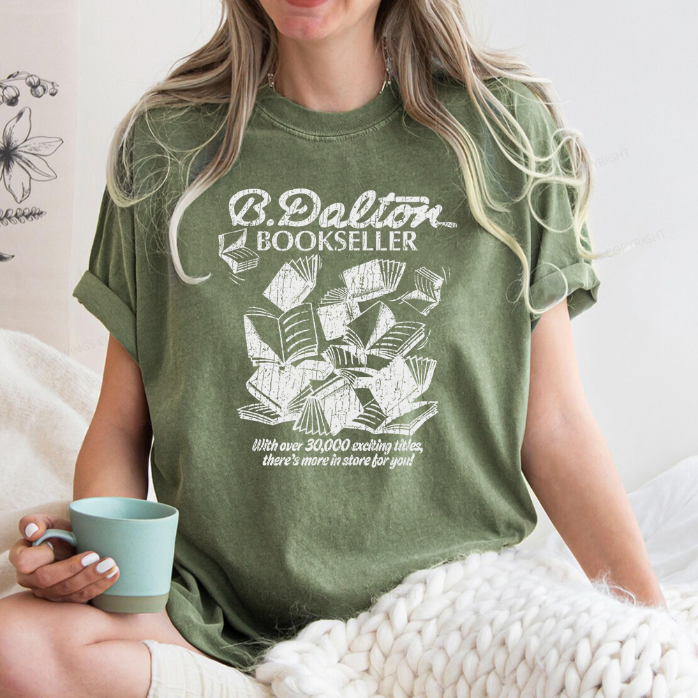 Pagewings B. Dalton Bookseller Unisex Washed T-shirt