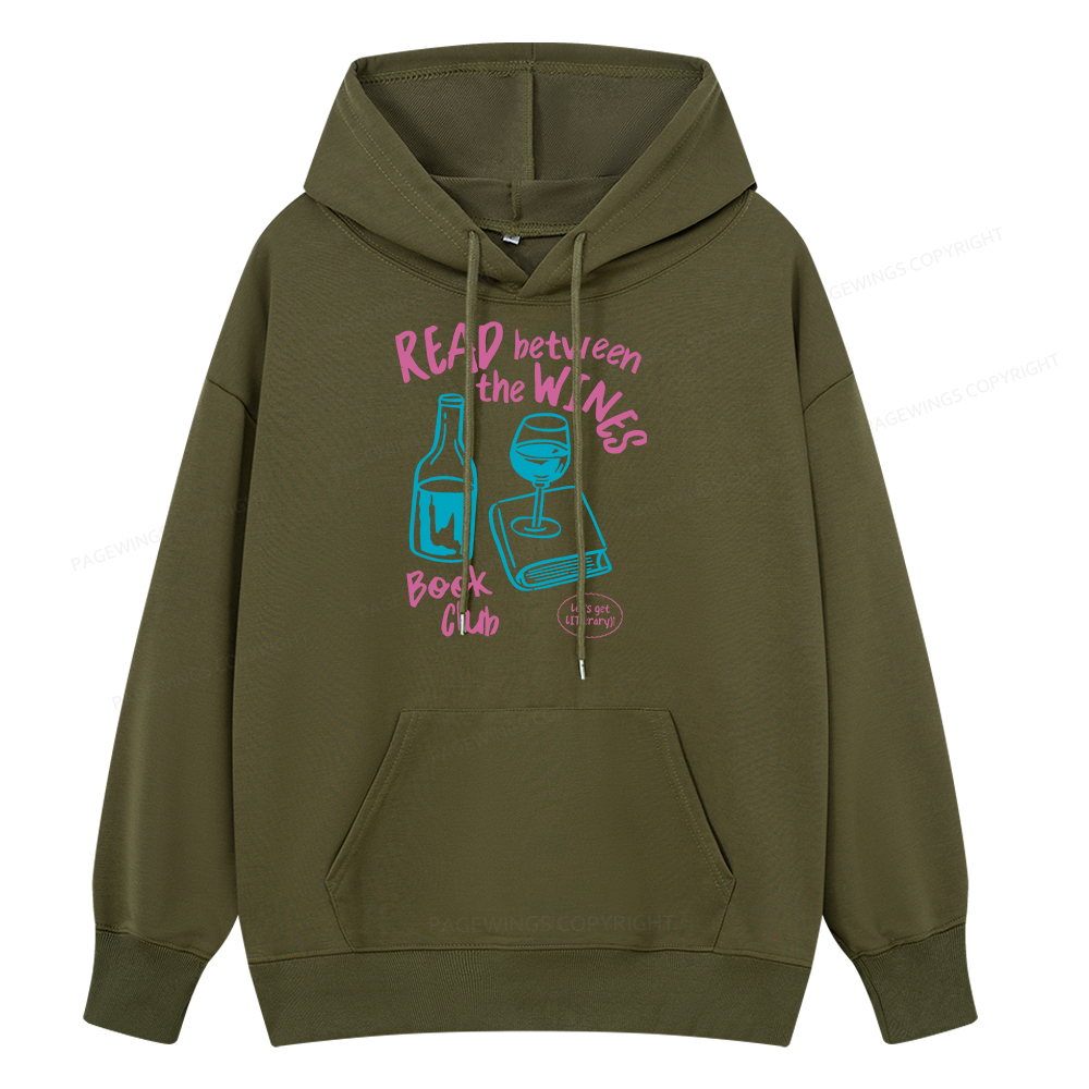 Pagewings Wine Lover Book Club Unisex Classic Hoodie