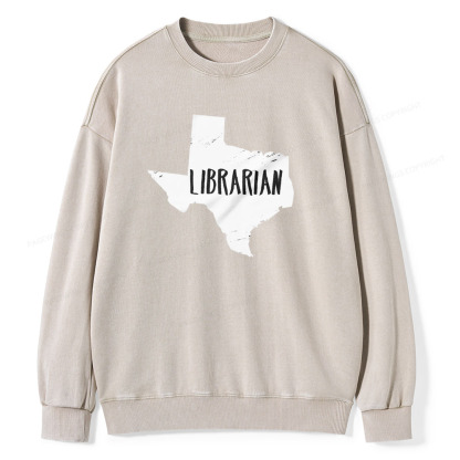 Pagewings Thanku Next Chapter Unisex Washed Sweatshirt