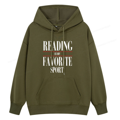 Pagewings Reading Is My Favorite Sport Unisex Classic Hoodie