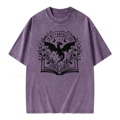 Pagewing Fantasy Era Unisex Tee Unisex Washed T-shirt