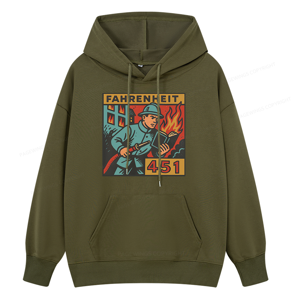 Pagewings Literature 451 Unisex Classic Hoodie