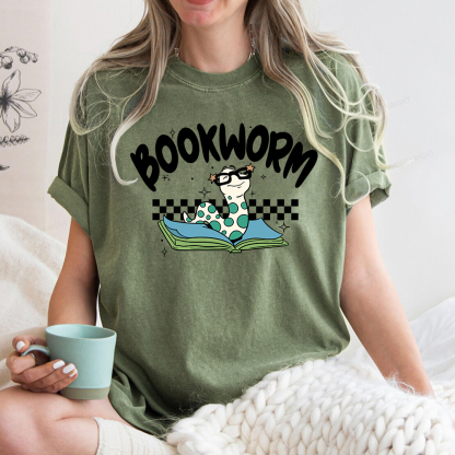 Pagewings Bookworm Unisex Washed T-shirt