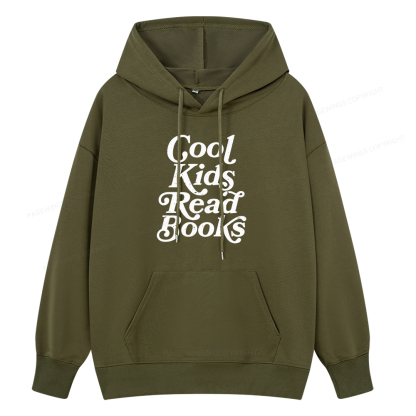 Pagewings Cool Kids Read Books Unisex Classic Hoodie