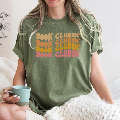 Pagewings Book Clubin’ Unisex Washed T-shirt