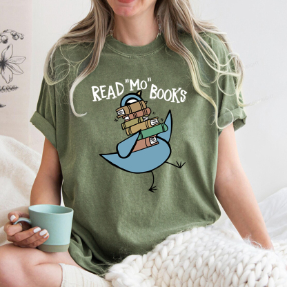 Pagewings Read More Books Unisex Washed T-shirt