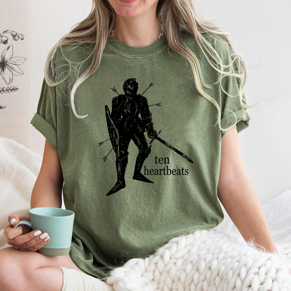 Pagewings Ten Heartbeats Unisex Washed T-shirt