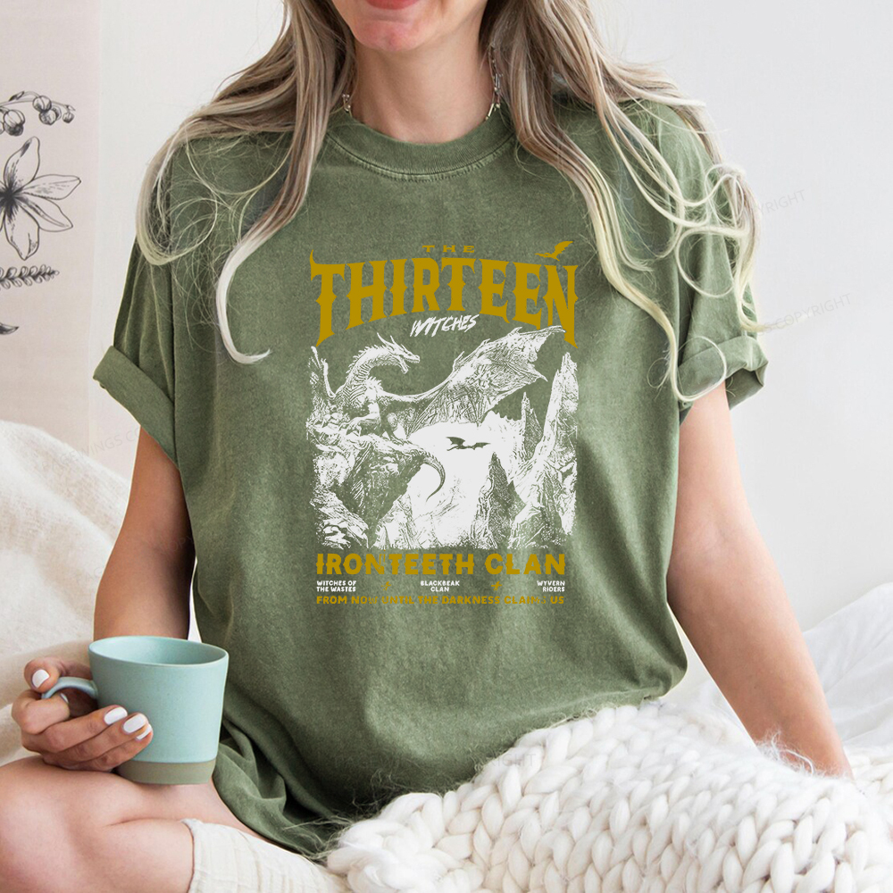 Pagewings The Thirteen Unisex Washed T-shirt