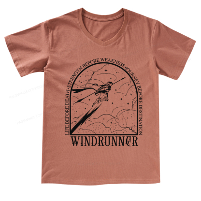 Pagewings Windrunner V-neck T-shirt