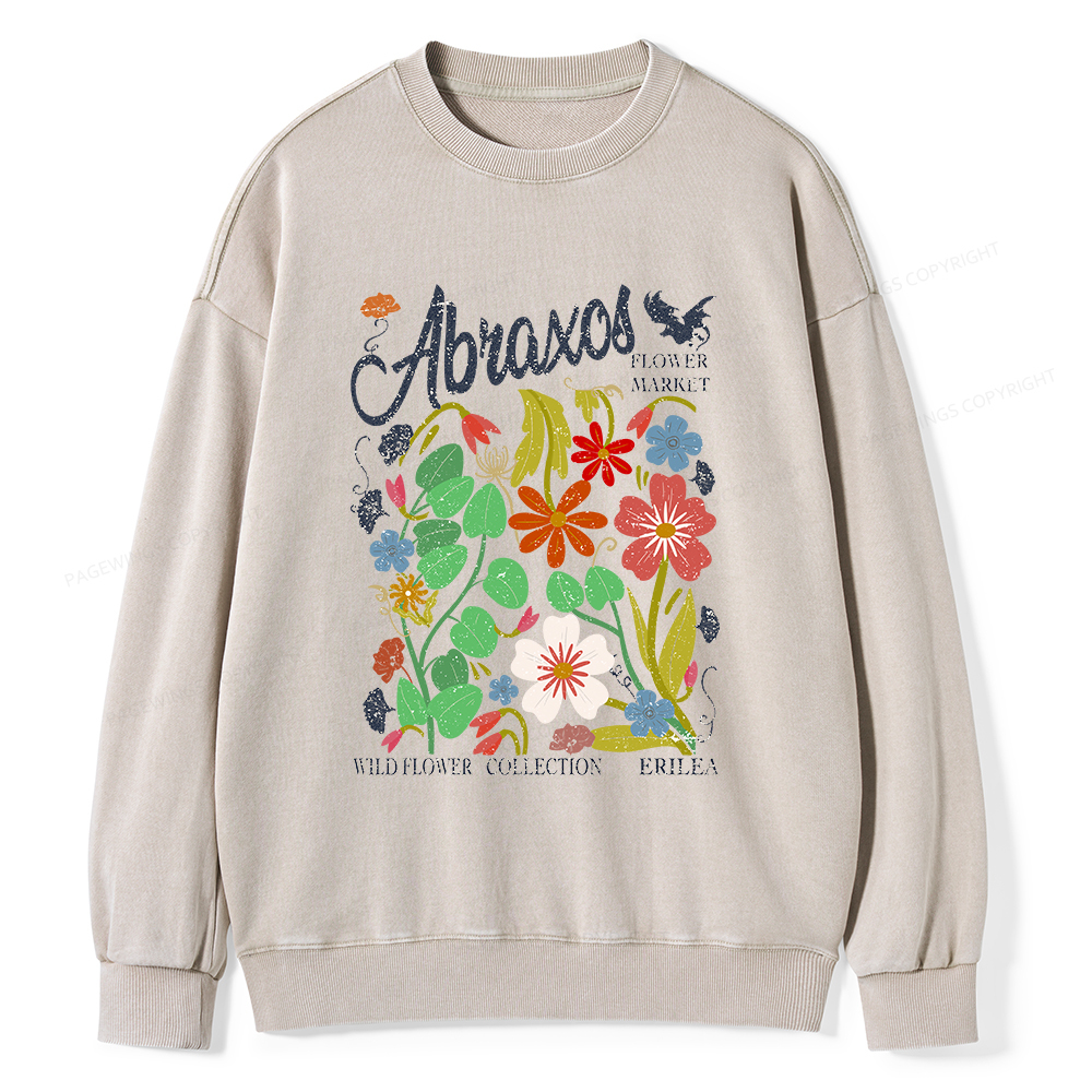 Pagewings Abraxos Unisex Washed Sweatshirt
