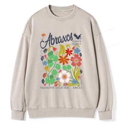 Pagewings Abraxos Unisex Washed Sweatshirt