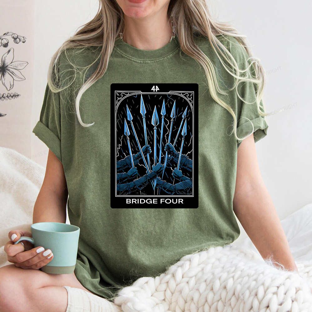 Pagewings Bridge Four Unisex Washed T-shirt