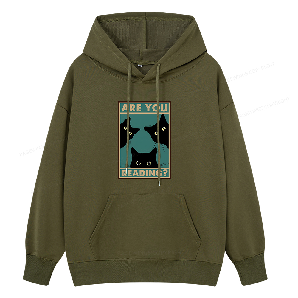 Pagewings Are You Reading Unisex Classic Hoodie