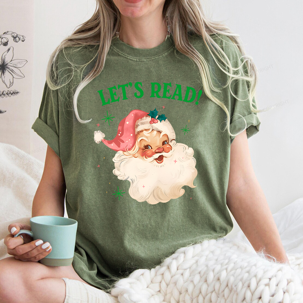 Pagewings Let’s Read Unisex Washed T-shirt