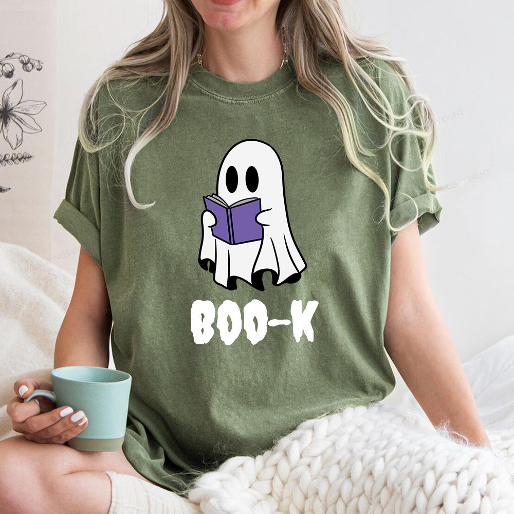 Pagewings Boo-K Unisex Washed T-shirt