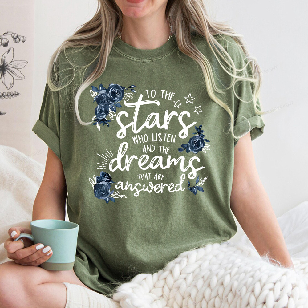 Pagewings To The Stars Unisex Washed T-shirt