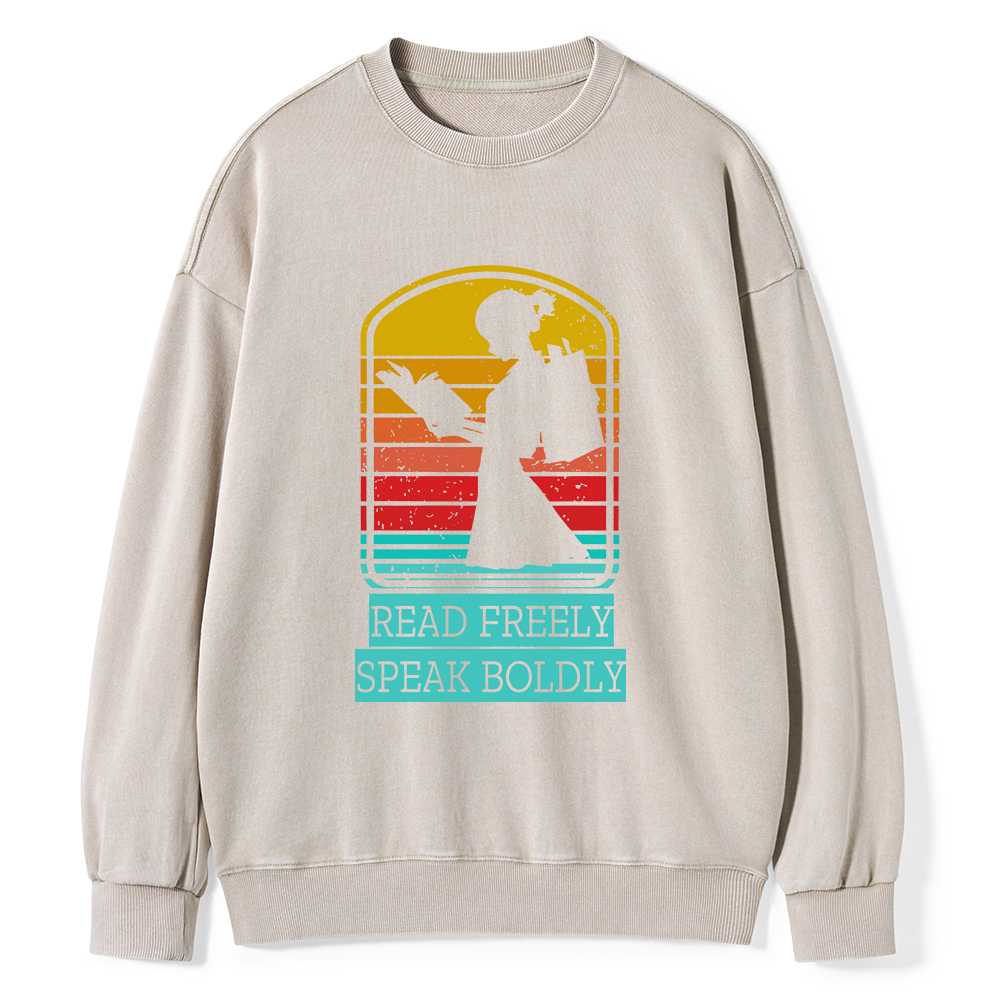 Pagewings Banned books T-Shirt Unisex Washed Sweatshirt