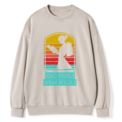 Pagewings Banned books T-Shirt Unisex Washed Sweatshirt