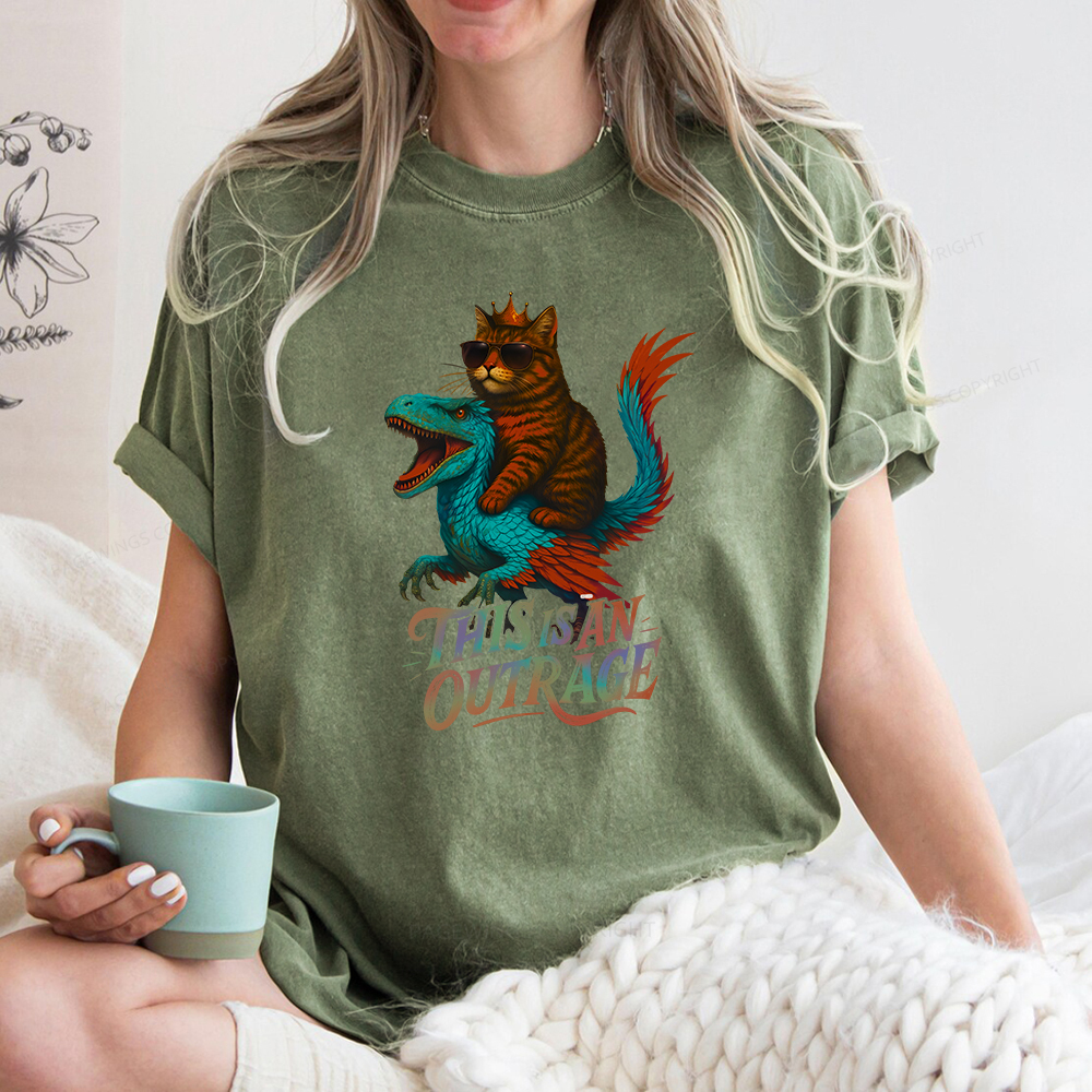 Pagewings Vintage Book Lover Princess Unisex Washed T-shirt