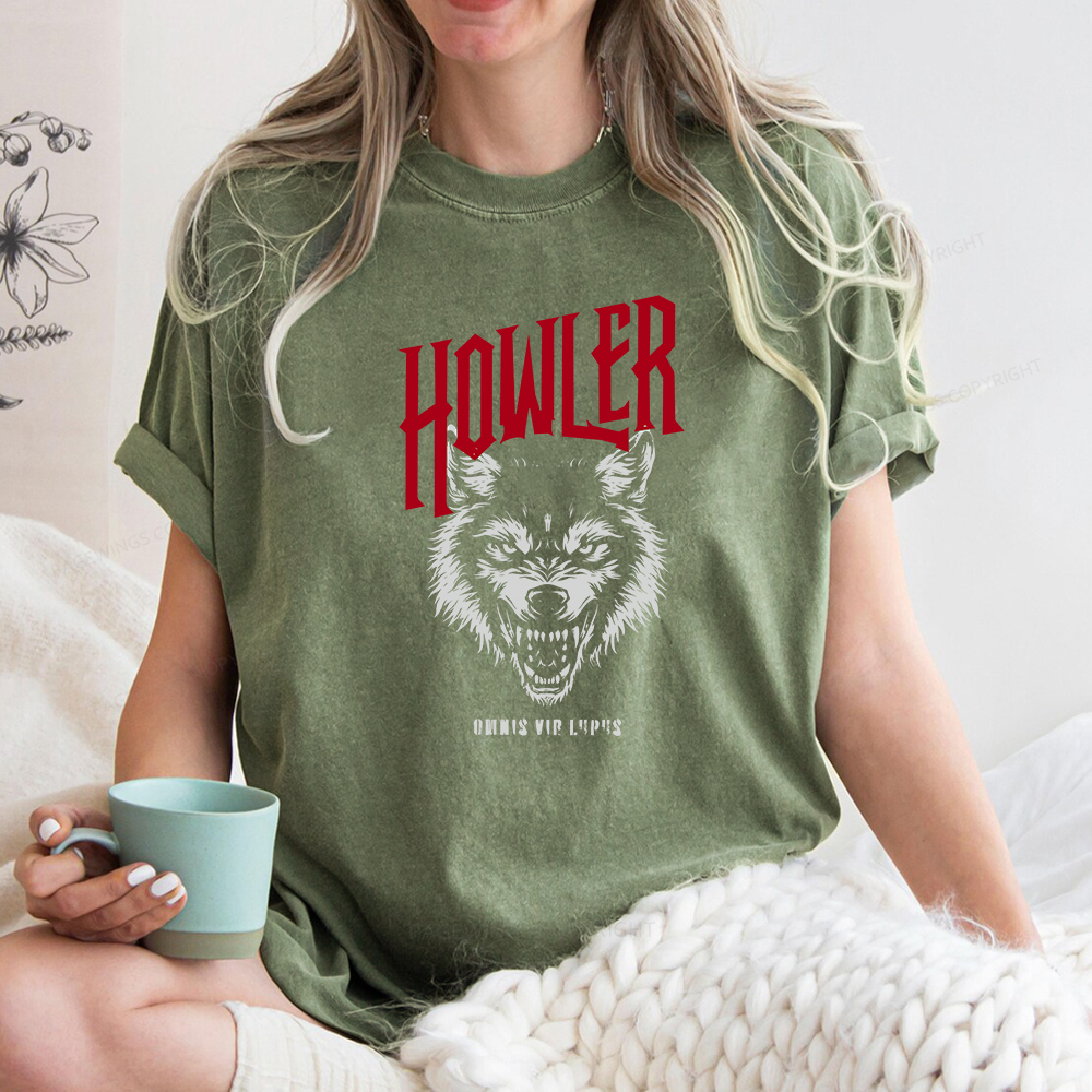 Pagewings Howler Unisex Washed T-shirt