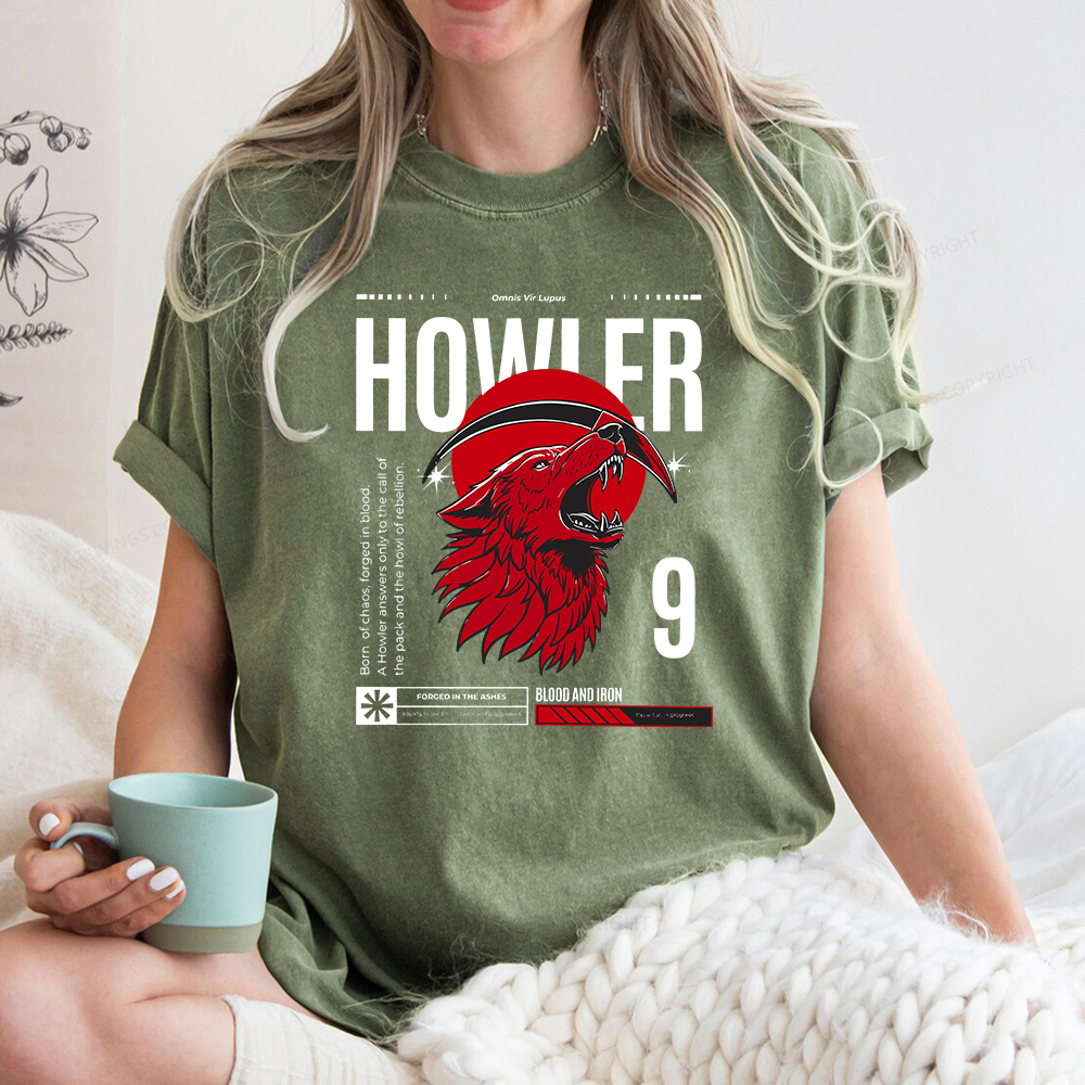 Pagewings Howler Unisex Washed T-shirt