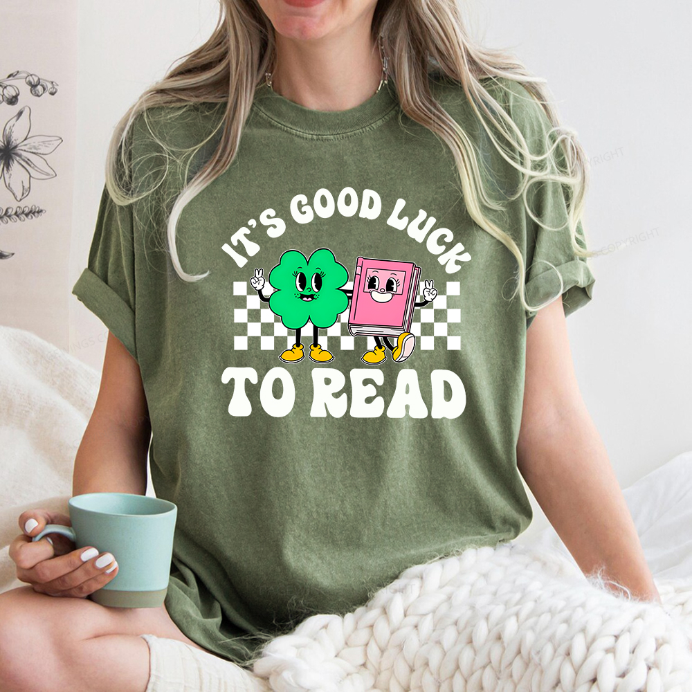 Pagewings St Patricks Day Teacher Shirt  Unisex Washed T-shirt