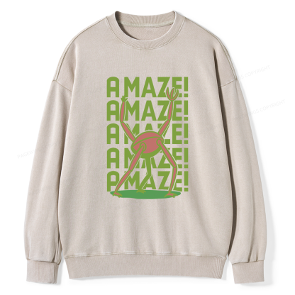 Pagewings Rocky Amaze Unisex Washed Sweatshirt
