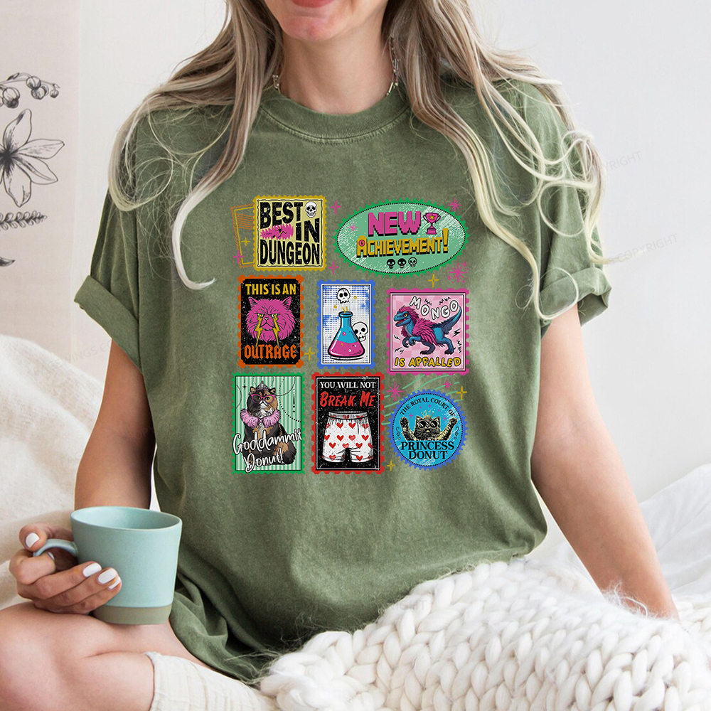 Pagewings New Achievement Unisex Washed T-shirt