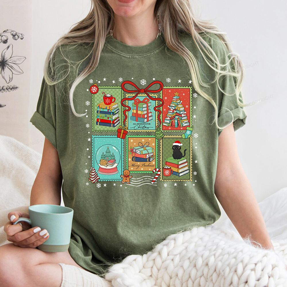 Pagewings Seasons Readings Unisex Washed T-shirt