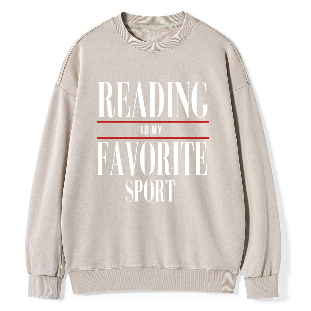 Pagewings Vintage Reading Sweatshirt, Booklover gift  Unisex Washed Sweatshirt