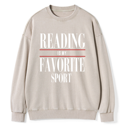 Pagewings Vintage Reading Sweatshirt, Booklover gift  Unisex Washed Sweatshirt