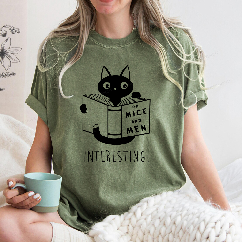 Pagewings Of Mice Unisex Washed T-shirt