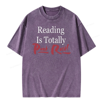 [Copy]Pagewings Reading Is TOTALLY Shirt Unisex Washed T-shirt