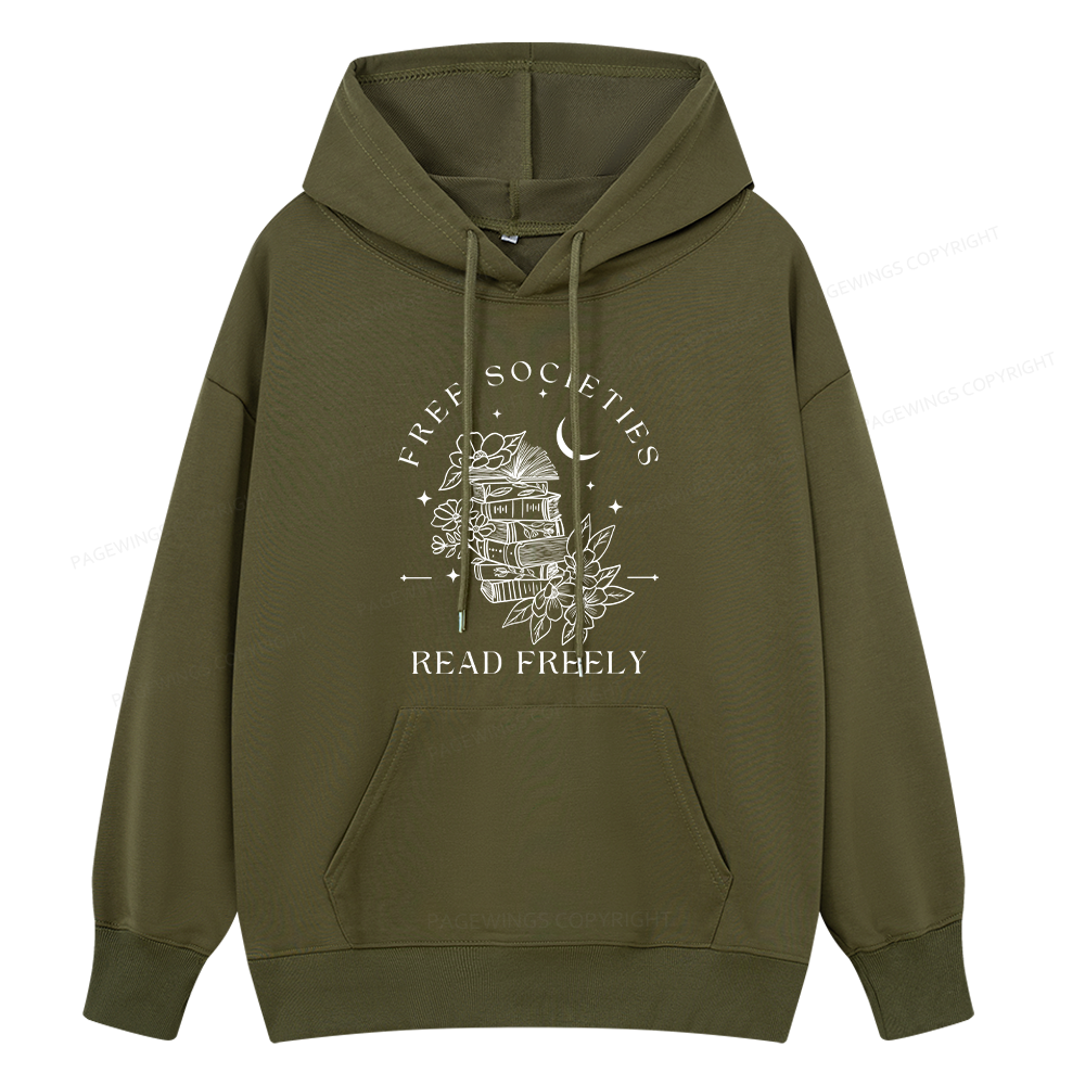 Pagewings Free Societies Read Freely Unisex Classic Hoodie
