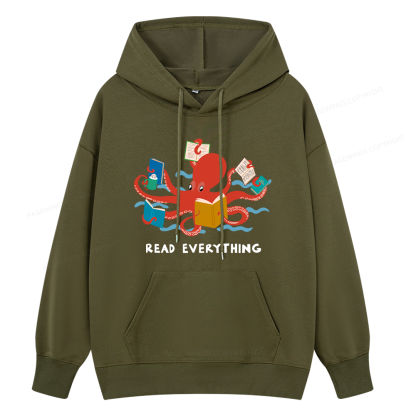 Pagewings Read Everything Unisex Classic Hoodie