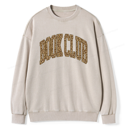 Pagewings Book Club Unisex Washed Sweatshirt