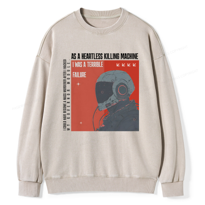 Pagewings I Was A Terrible Failure Unisex Washed Sweatshirt