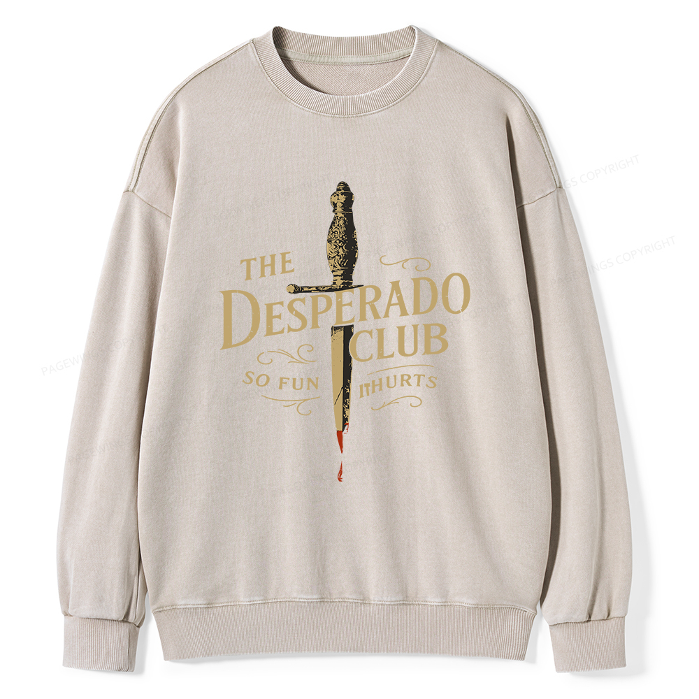 Pagewings Desperado Club Unisex Washed Sweatshirt