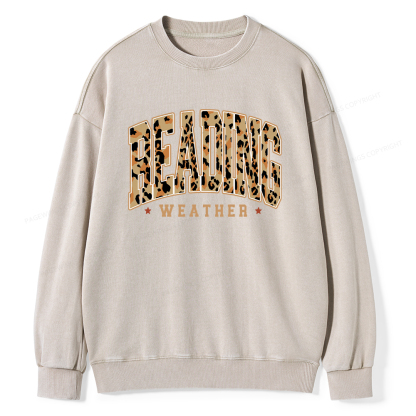 Pagewings Reading Unisex Washed Sweatshirt