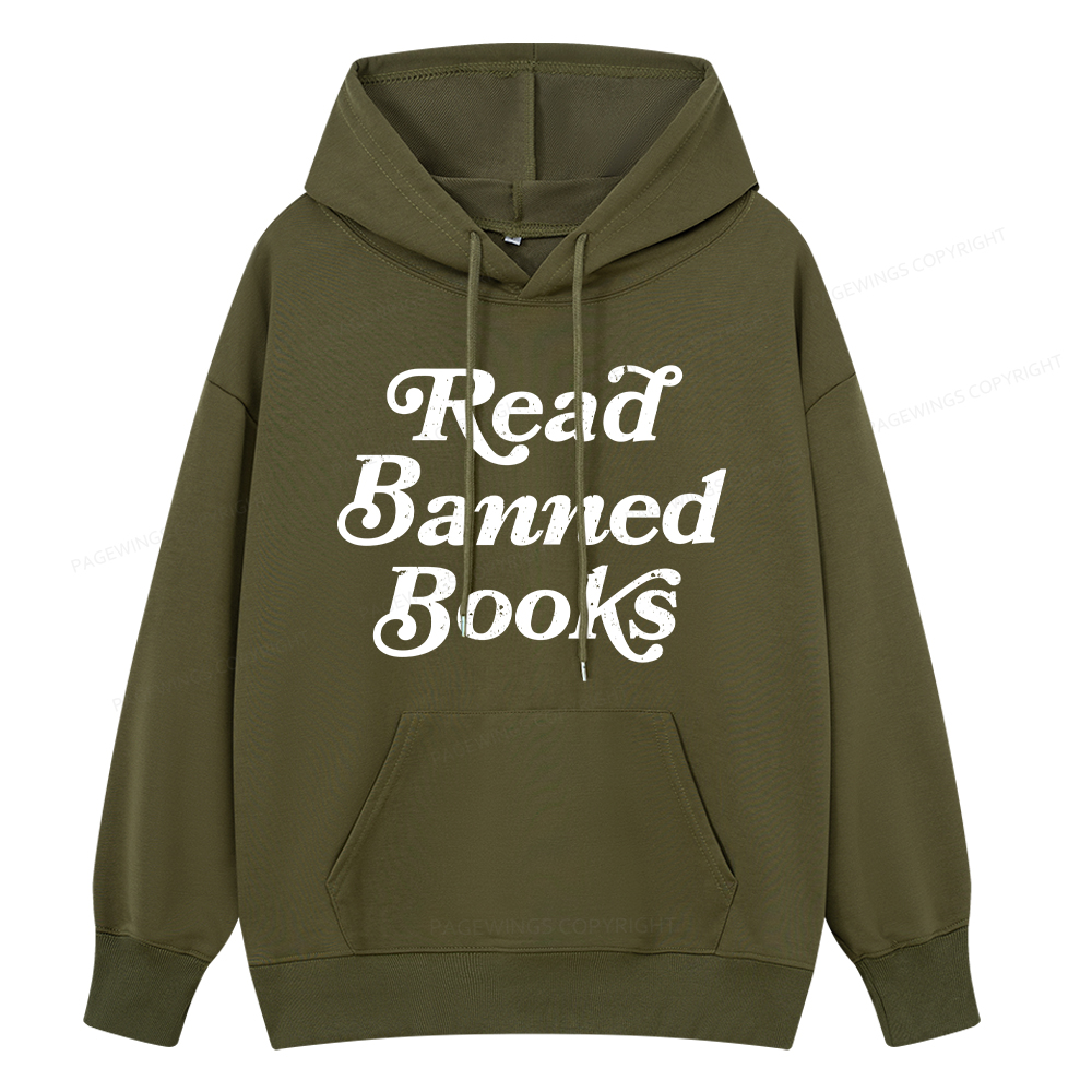 Pagewings Read Banned Books Unisex Classic Hoodie