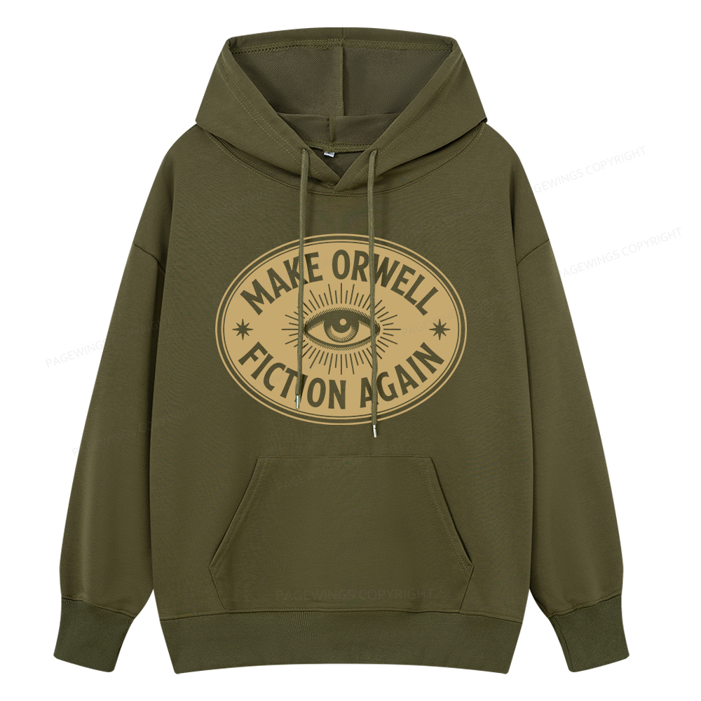 Pagewings Make Orwell Fiction Again Unisex Classic Hoodie