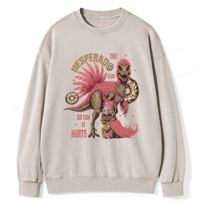 Pagewings Desperado Club Vintage Unisex Washed Sweatshirt